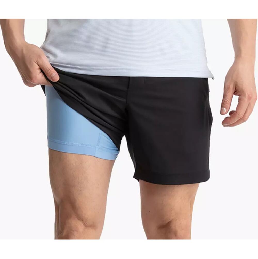 Birddogs Khaki Shorts w/ Liner Men's Black Size Medium